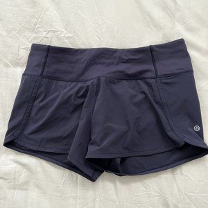 Lululemon Speed Up Short 2.5" - Size 6, Navy
